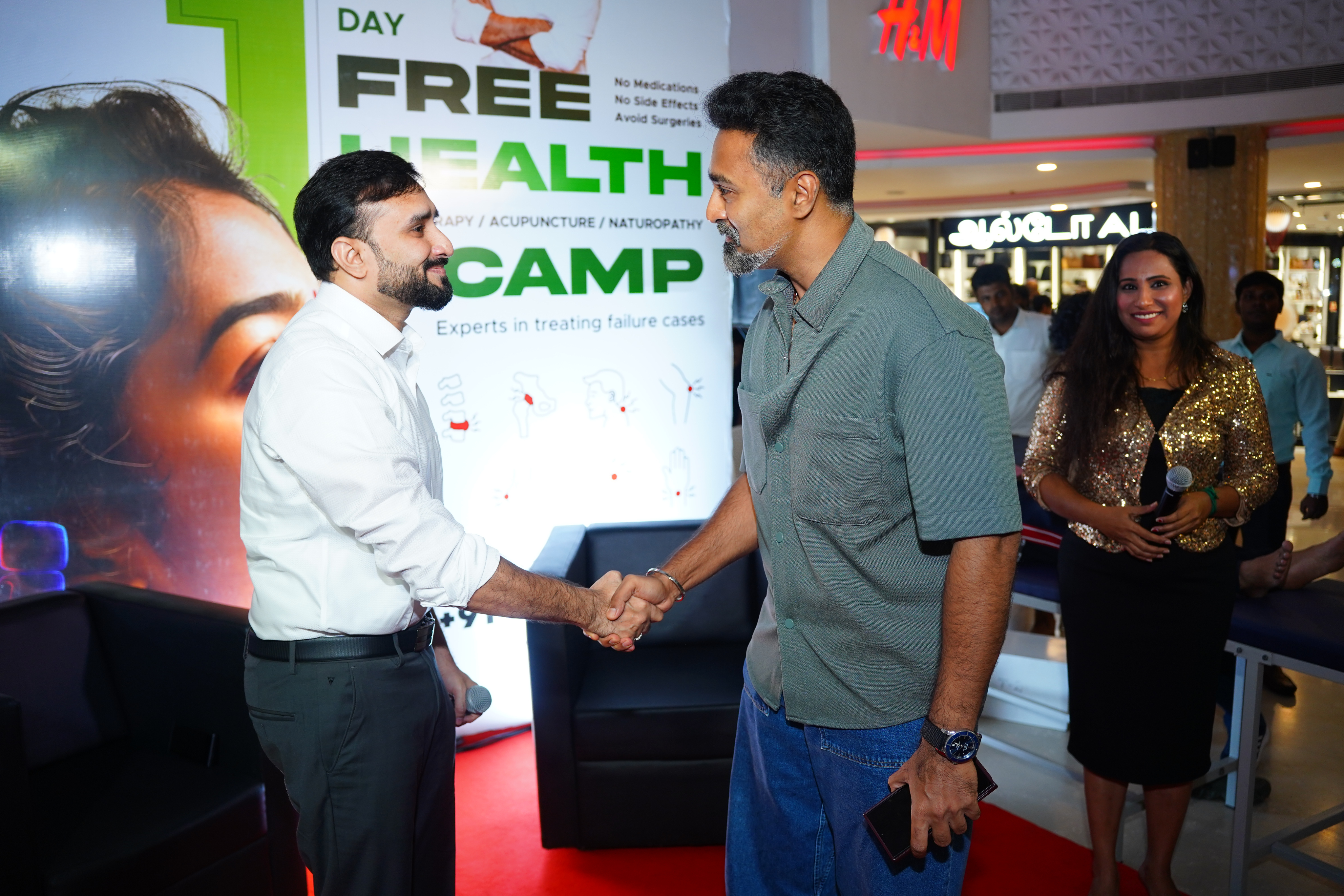 Health Camp Handshake