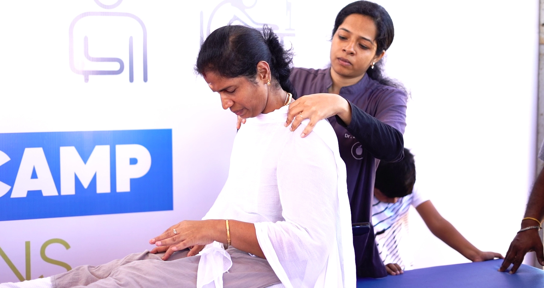 Physiotherapy treatment session